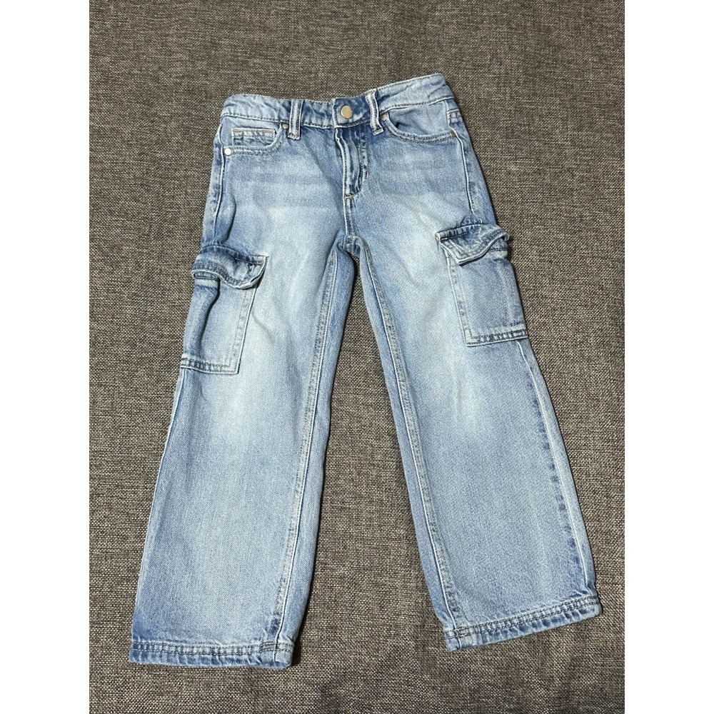 Joe's‎ Jeans Toddler 5 Light Wash Wide Leg Cargo Jeans